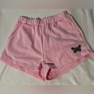 Butterfly pink shorts